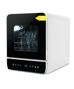 Portable Countertop Dishwasher 7 Programs 4.8L Tank 3 Place Settings Black