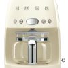 Drip Coffee Machine 1.4L 1050W 10 Cup Auto-Start Cream