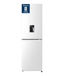 Freestanding Fridge Freezer 256L Frost Free Water Dispenser White