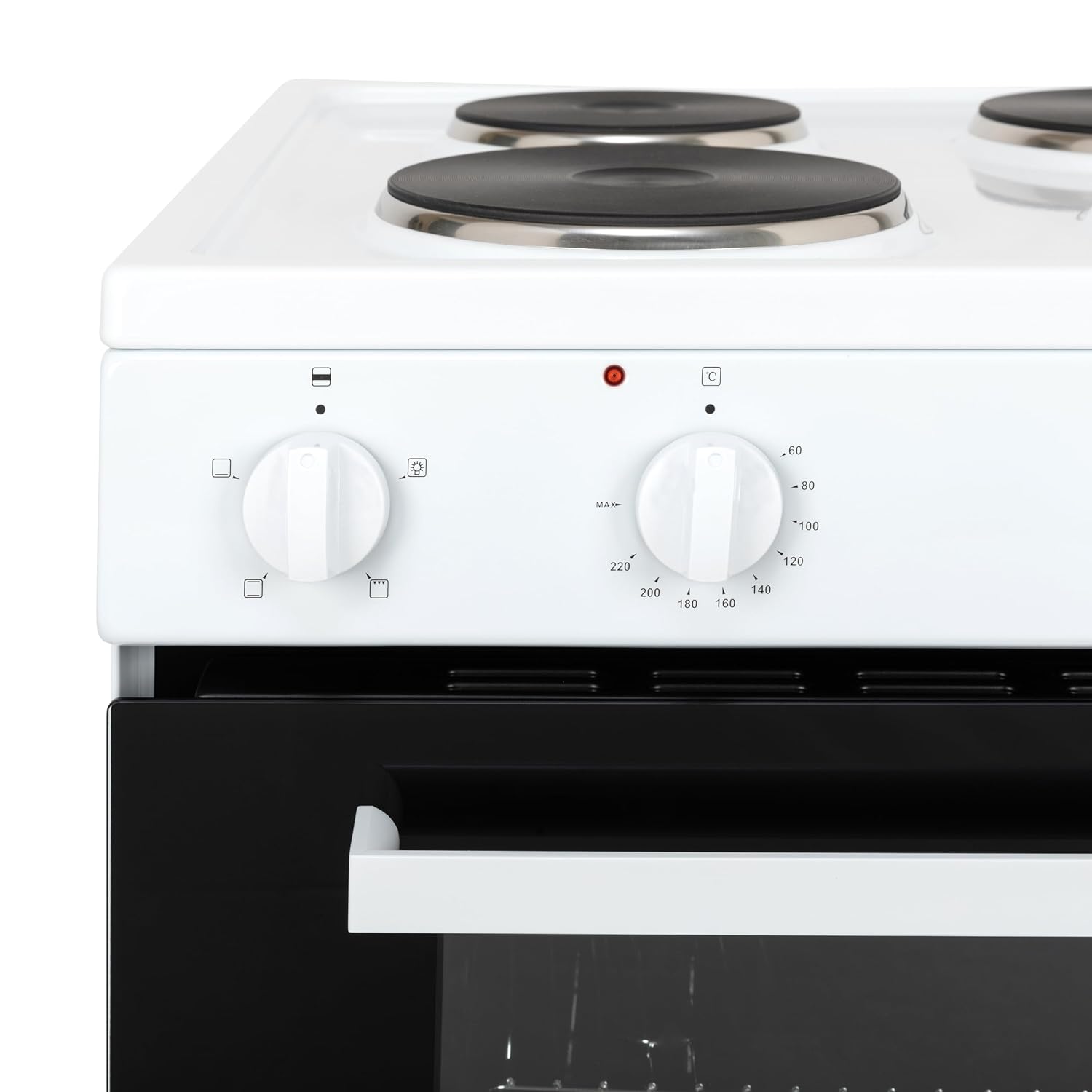 Freestanding Single Cavity Electric Cooker 68L 60cm White - Image 3