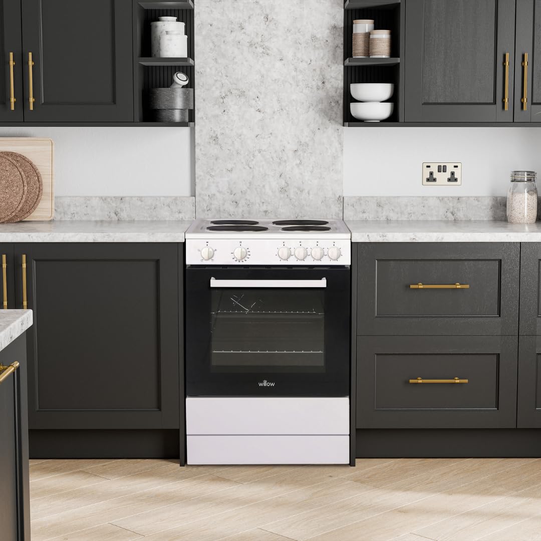 Freestanding Single Cavity Electric Cooker 68L 60cm White - Image 2
