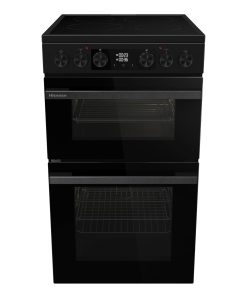 Electric Cooker 69L/43L Double Oven Air Fry Mode Ceramic Cooktop Black