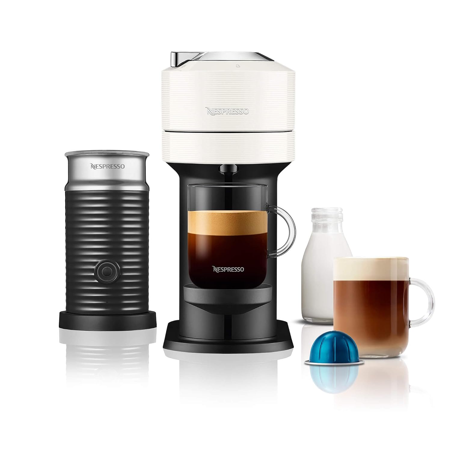 Automatic Pod Coffee Machine With One Touch Brewing 1.1L Matte Black - Image 10