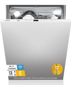 Built-In Dishwasher 12 Place Settings 8 Programs 47dB White