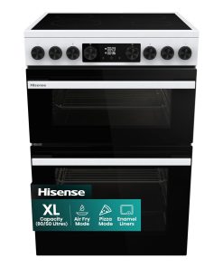 Freestanding Electric Cooker 130L 60cm White