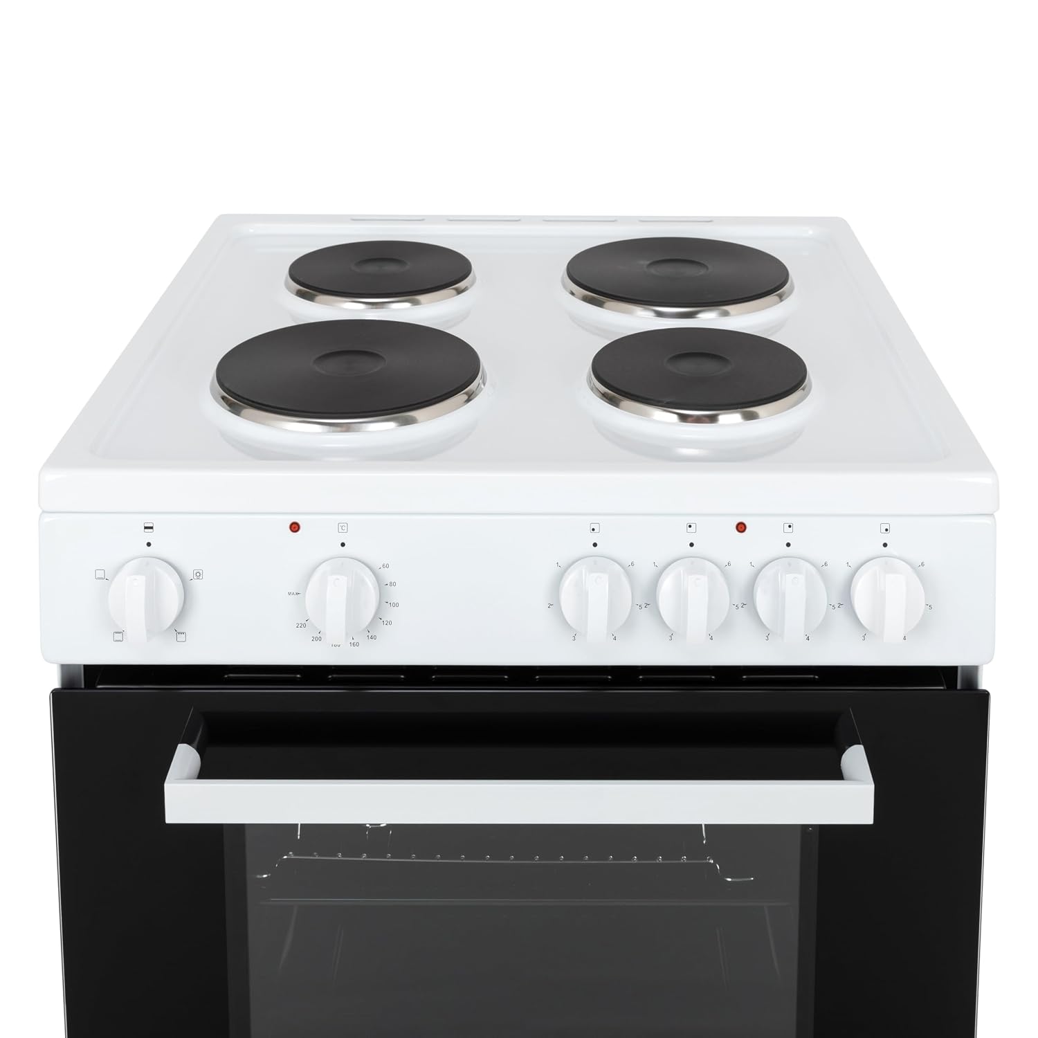 Freestanding Single Cavity Electric Cooker 68L 60cm White - Image 5