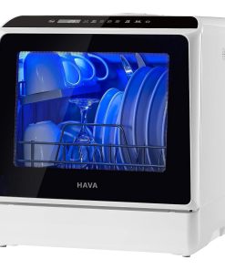 Table Top Dishwasher 5L 6 Programs Built-In Water Tank White
