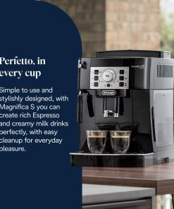 Alternative view of Automatic Bean to Cup Coffee Machine Espresso and Cappuccino Maker Black