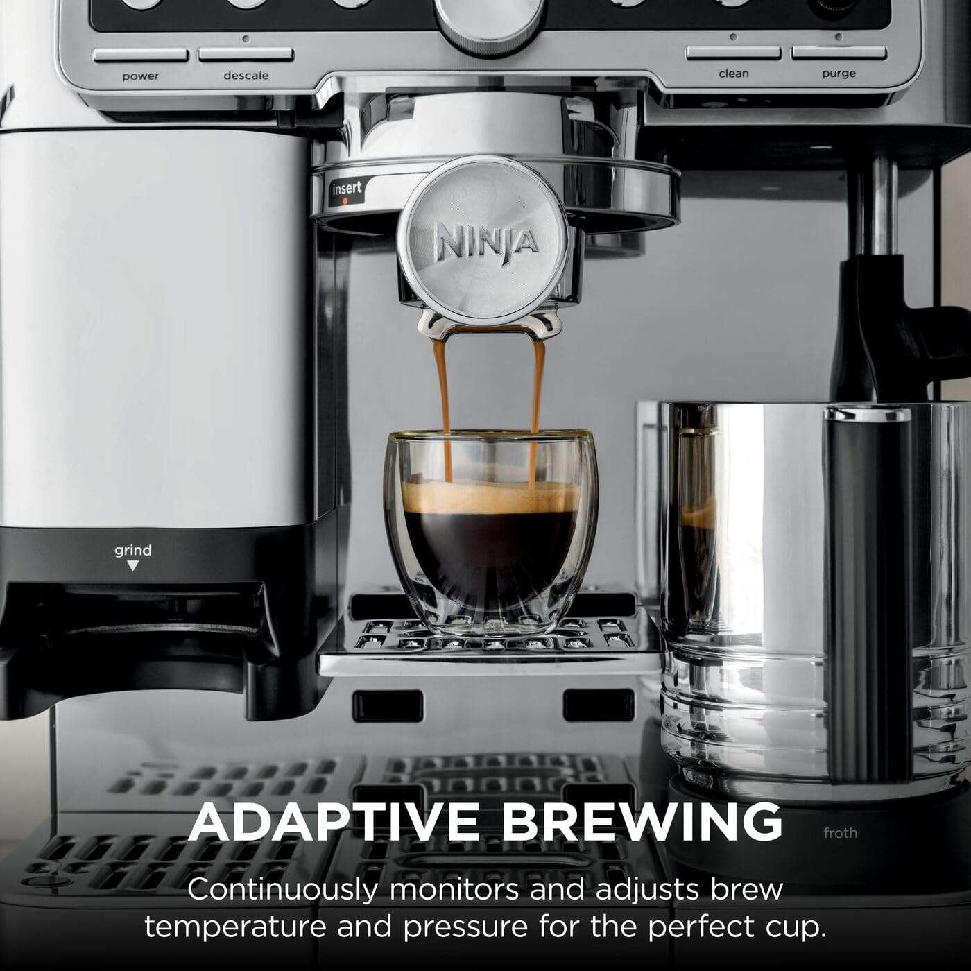 3-In-1 Espresso Cold Brew Filter Coffee Machine 25 Grind Settings Silver - Image 5