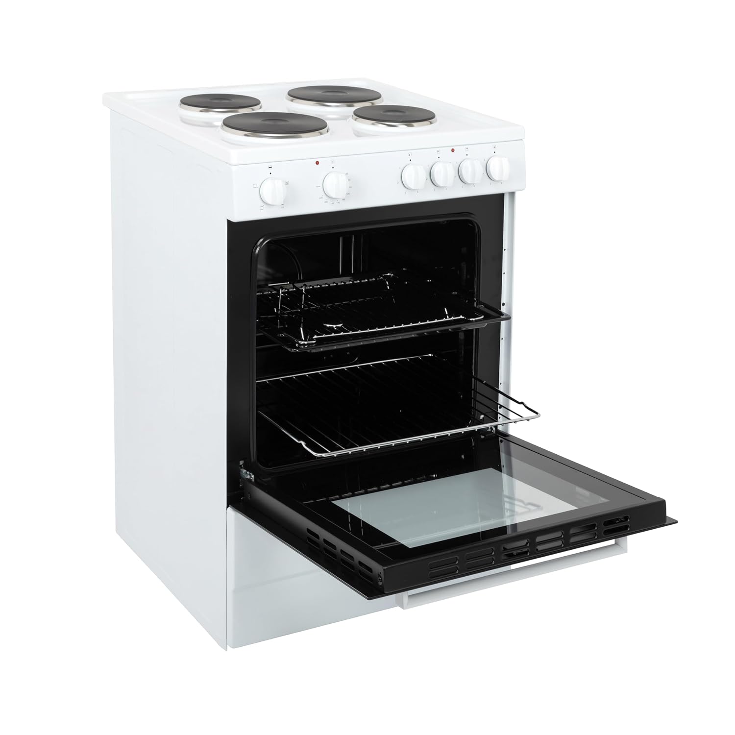 Freestanding Single Cavity Electric Cooker 68L 60cm White - Image 7