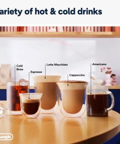 Alternative view of Espresso Pump Coffee Machine 1450W Cold Brew Function Milk Frother Titanium