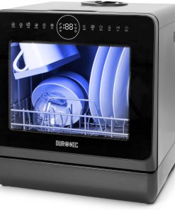 Table Top Dishwasher 5L 950W 8 Programs Black